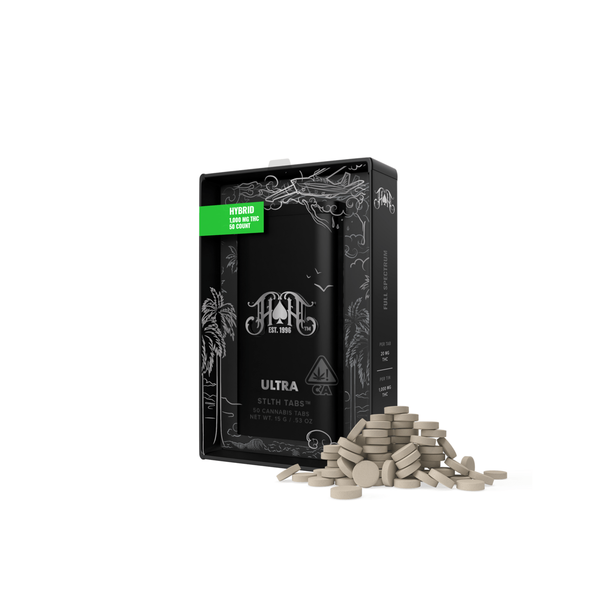 Ultra Stlth Tablets: Hybrid [50pk] (1000mg)