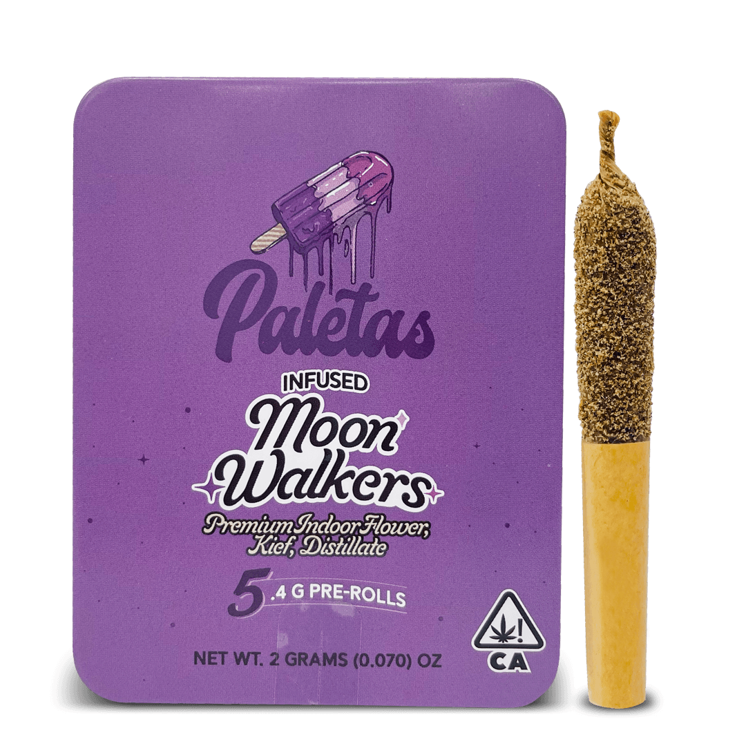 Paletas Grape Ape Indica Moon Walkers 5pk 2.5g