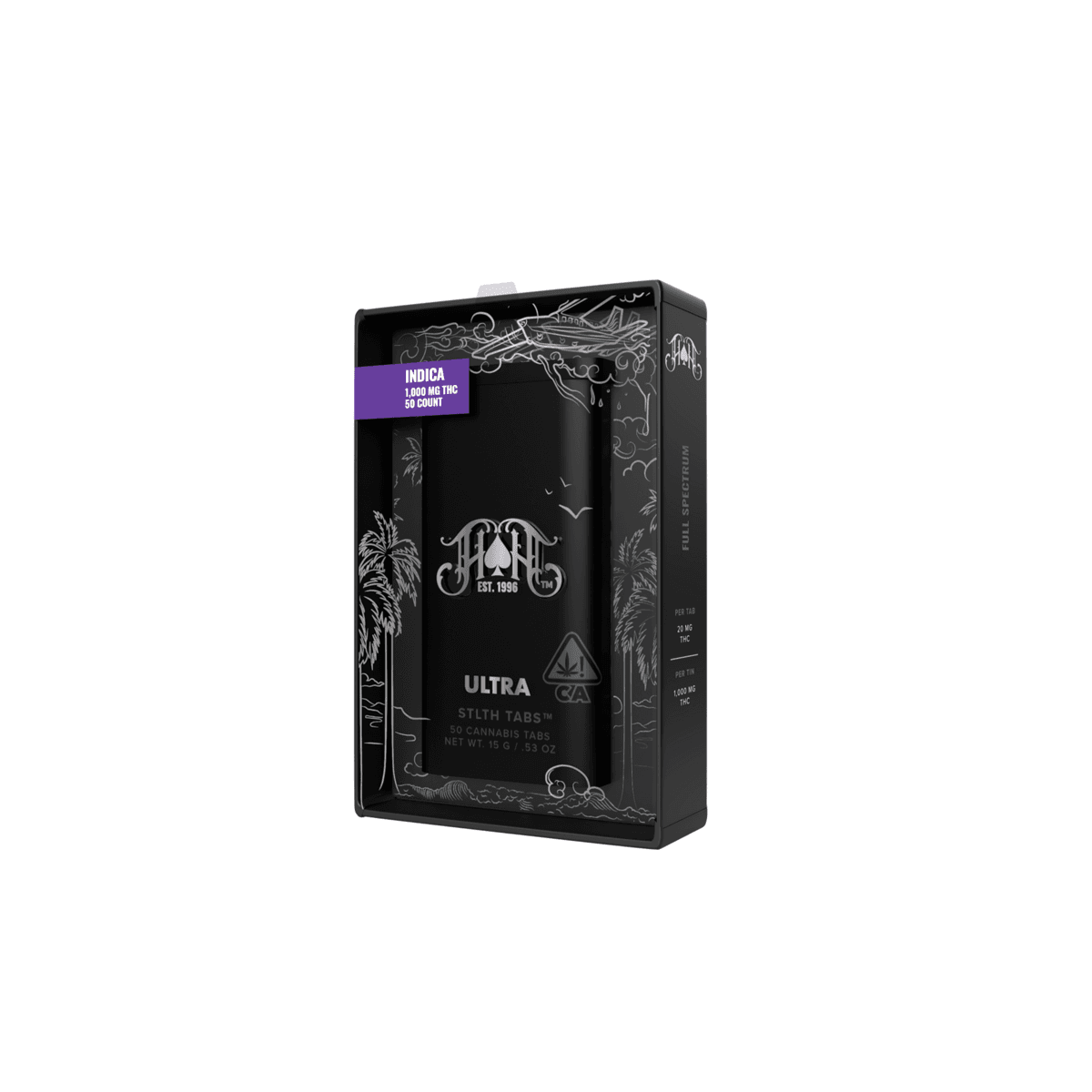 Ultra Stlth Tablets: Indica [50pk] (1000mg)