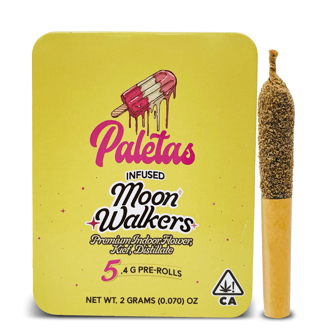 Paletas Pineapple Express Hybrid Moon Walkers Prerolls 5pk 2.5g