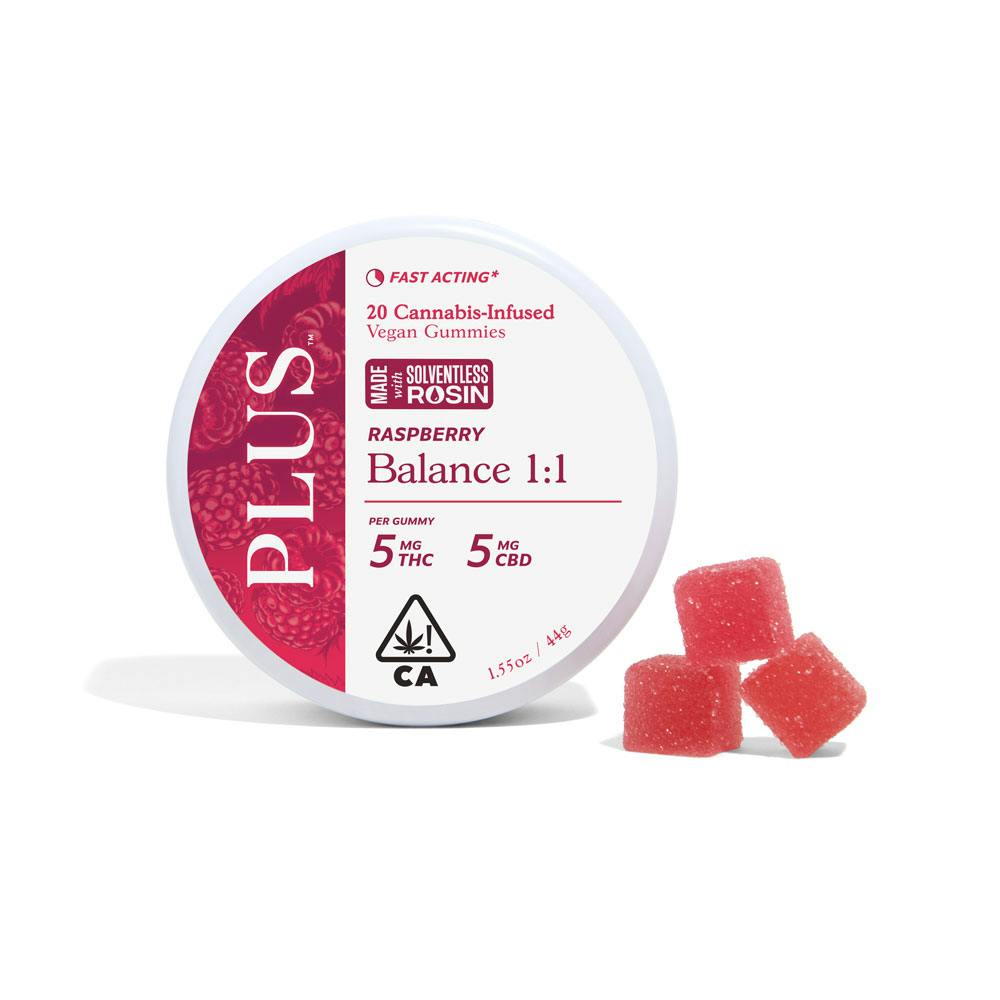 Raspberry Balance 1:1 [Solventless Rosin 20pk] (100mg)