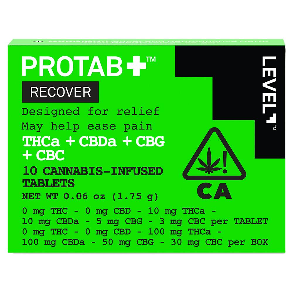PROTAB+ RECOVER [10pk] (100mg THCa/100mg CBDa/50mg CBG/30mg CBC)