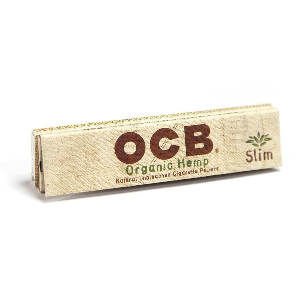 OCB Organic Hemp Rolling Papers - Slim + Tips